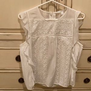 Veronica Beard Crew Neck Sleeveless Tunic